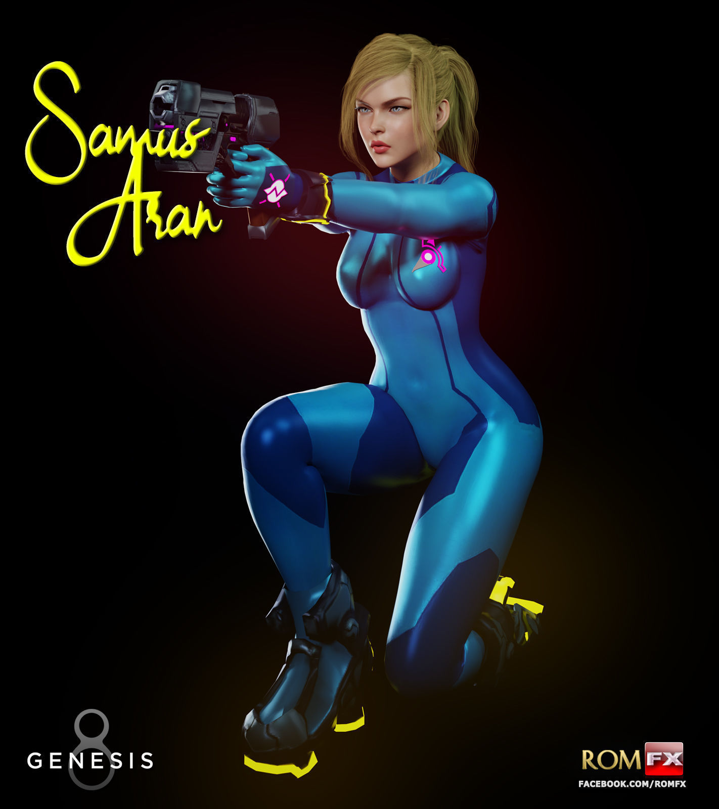 RFX Samus Aran For G8F And G81F 3D model_2