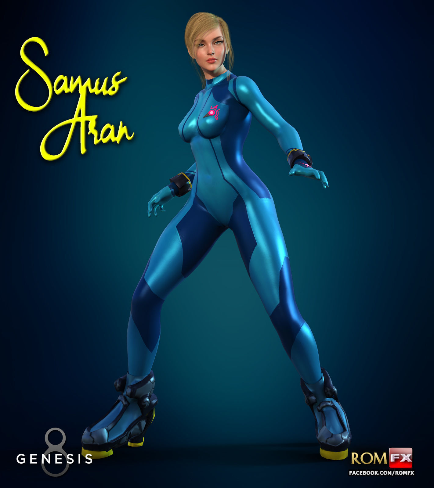 RFX Samus Aran For G8F And G81F 3D model_5