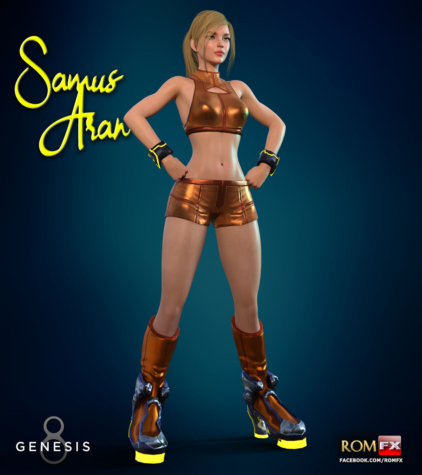 RFX Samus Aran For G8F And G81F 3D model_4