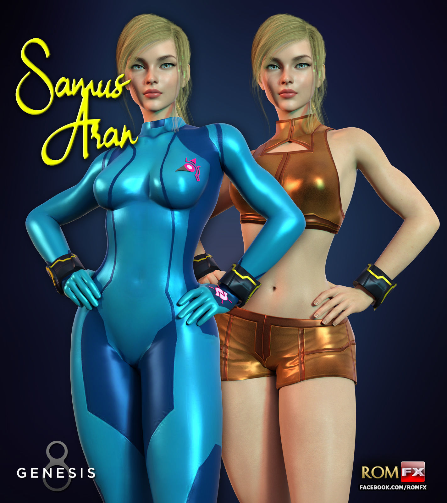 RFX Samus Aran For G8F And G81F 3D model_3