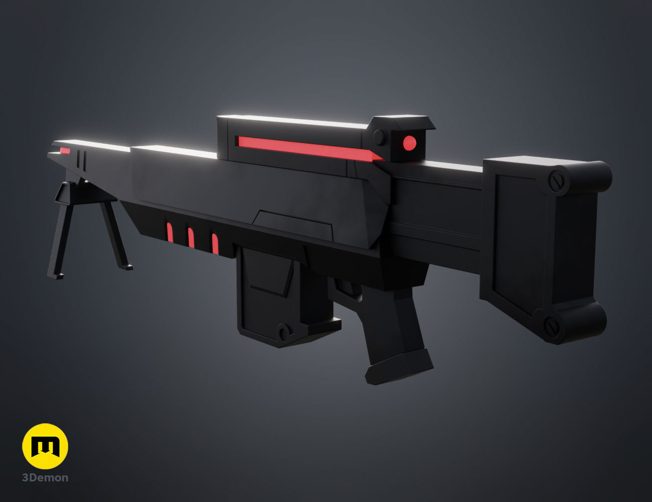Master Nova Rifle - Heroes of the Storm 3D print model_2
