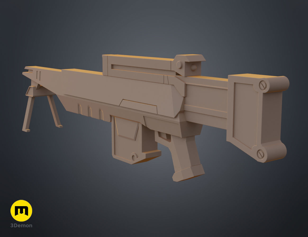 Master Nova Rifle - Heroes of the Storm 3D print model_10