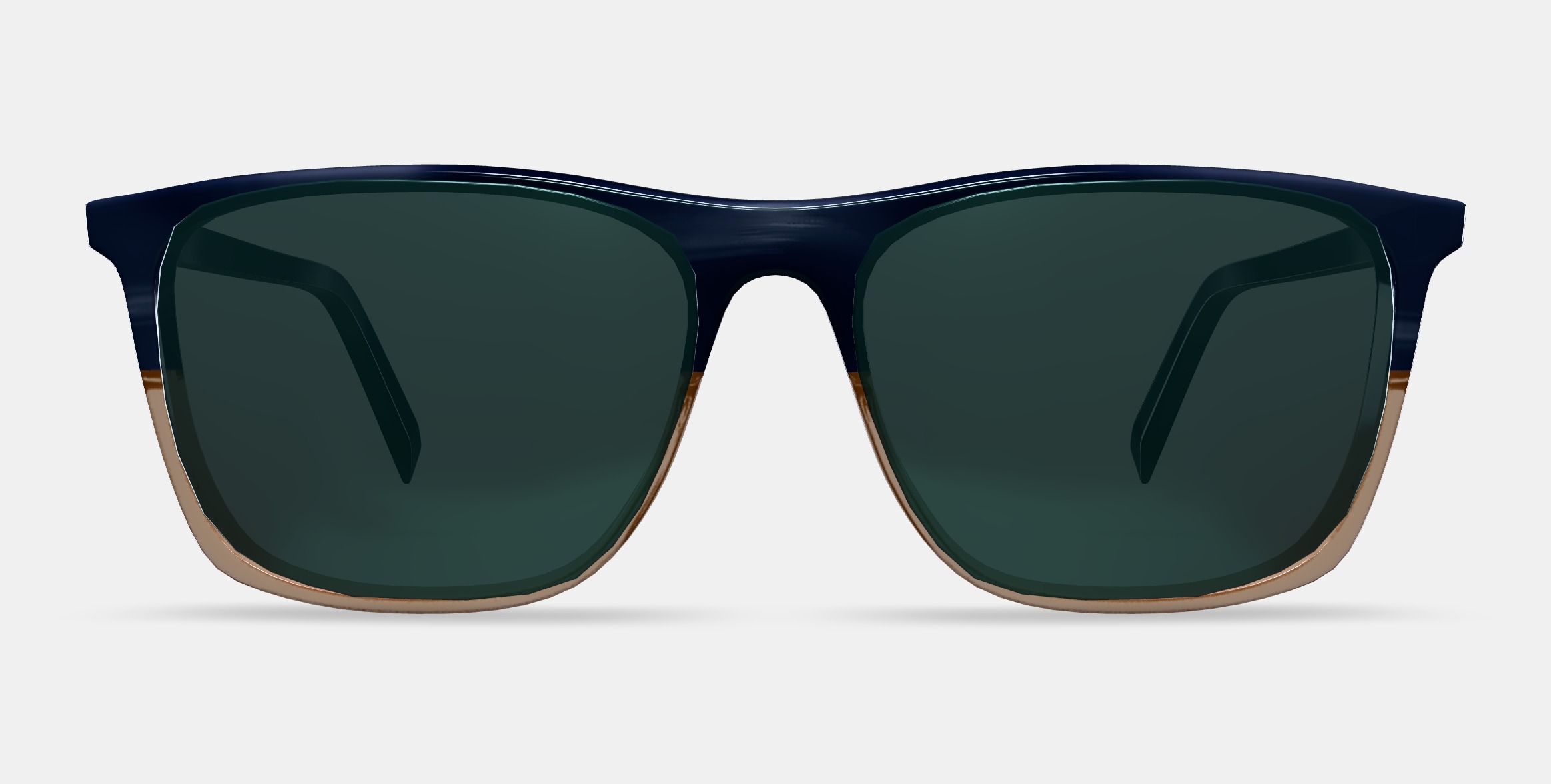 Fletcher Low Bridge Fit Sunglasses in Antique Shale Fade 3D model_11