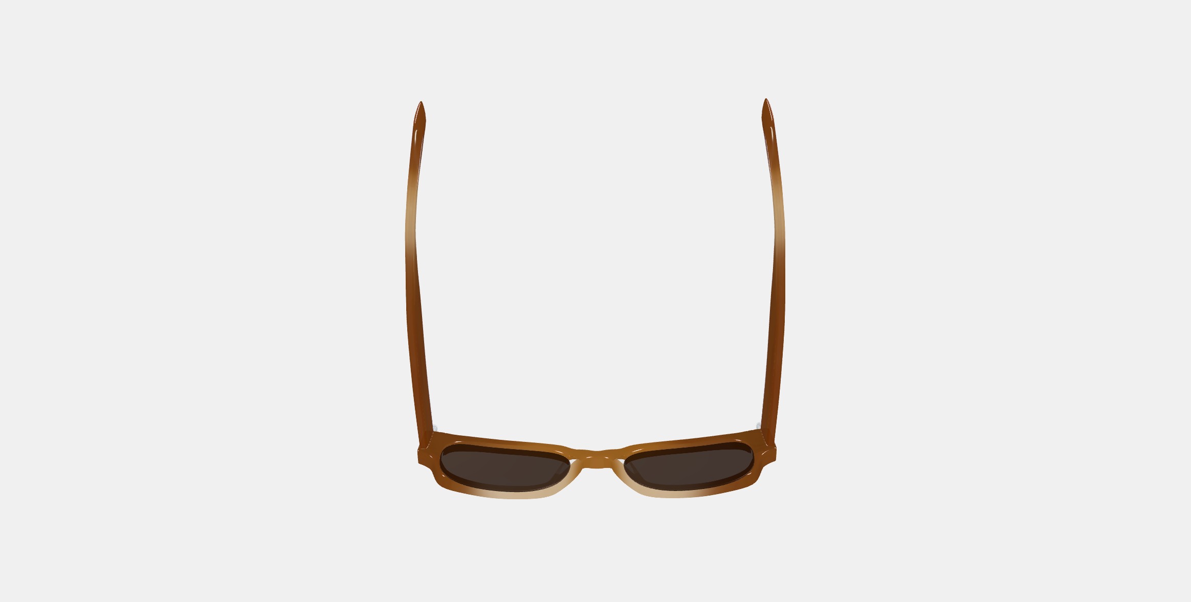 Domingo Sunglasses in Cinnamon Crystal Fade 3D model_7