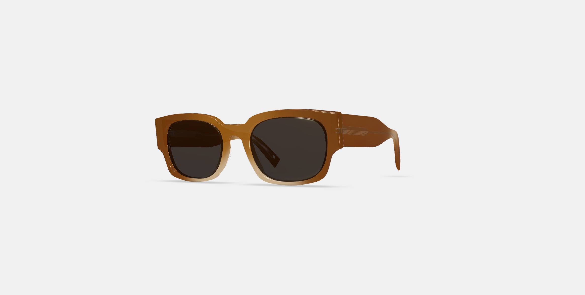 Domingo Sunglasses in Cinnamon Crystal Fade 3D model_12