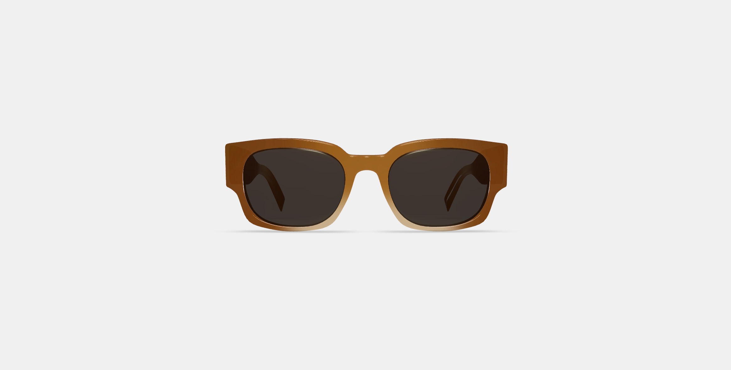 Domingo Sunglasses in Cinnamon Crystal Fade 3D model_10