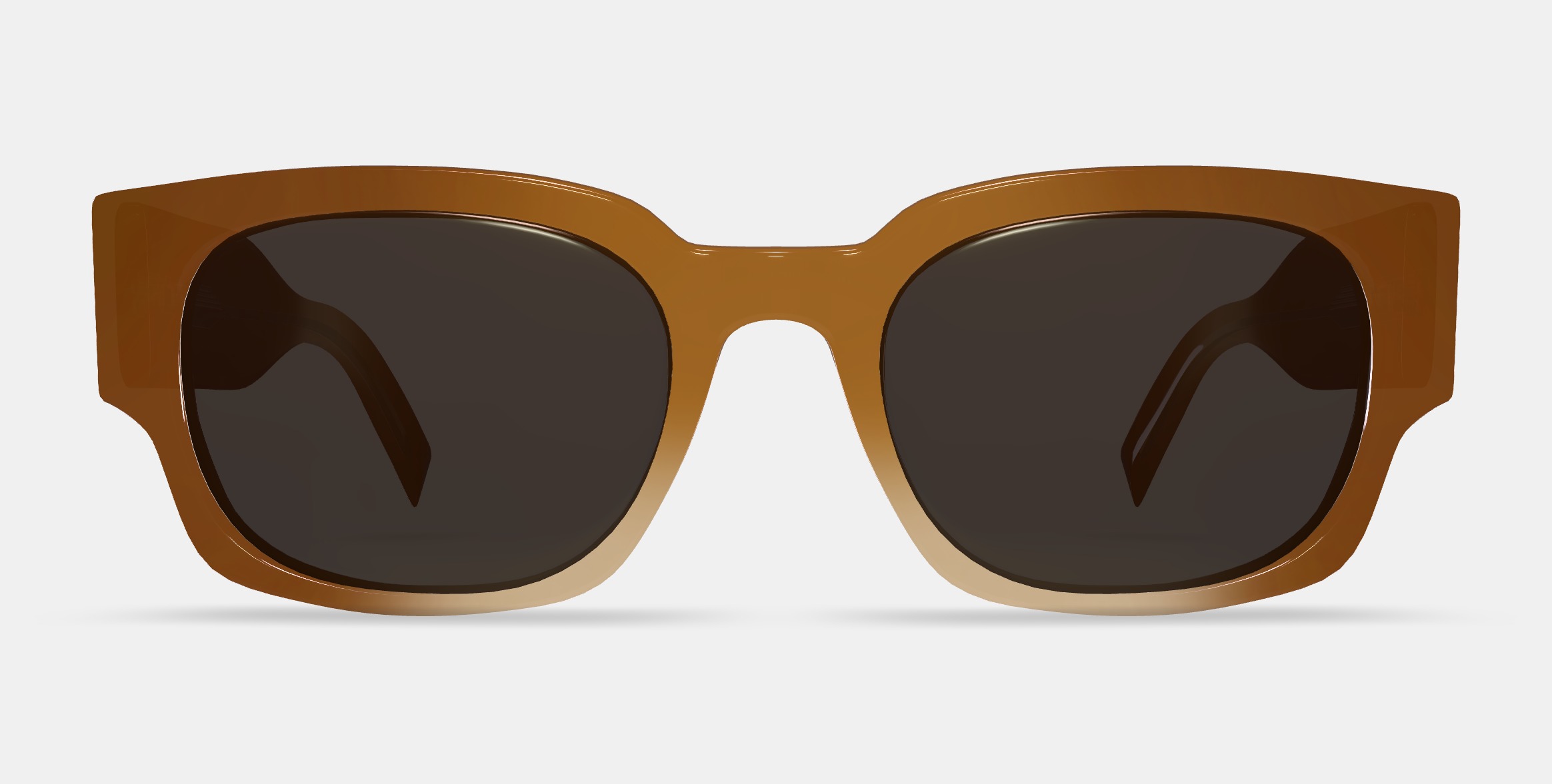 Domingo Sunglasses in Cinnamon Crystal Fade 3D model_11