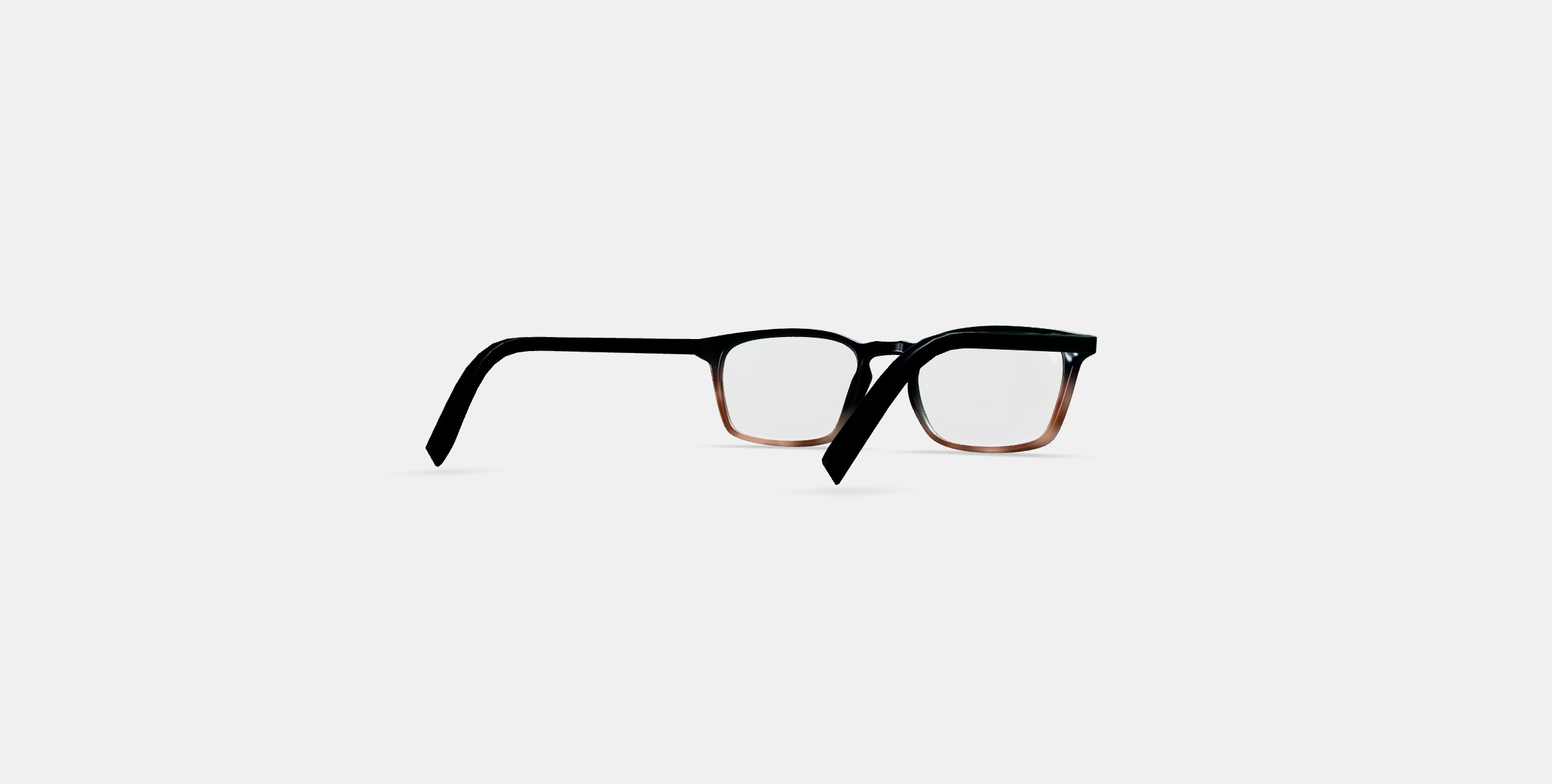 Chase Eyeglasses in Sugar Maple Fade 3D model_5