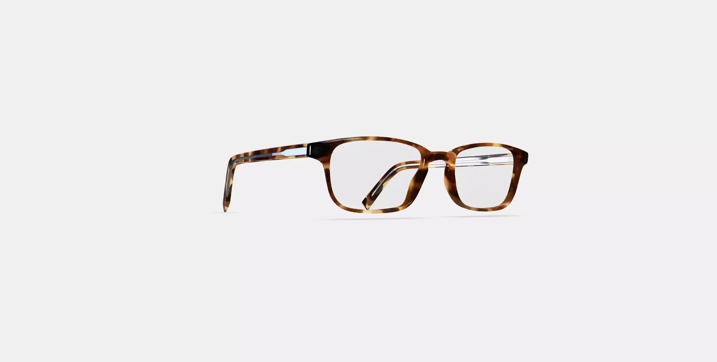 Hardy Eyeglasses in Root Beer 3D model_0