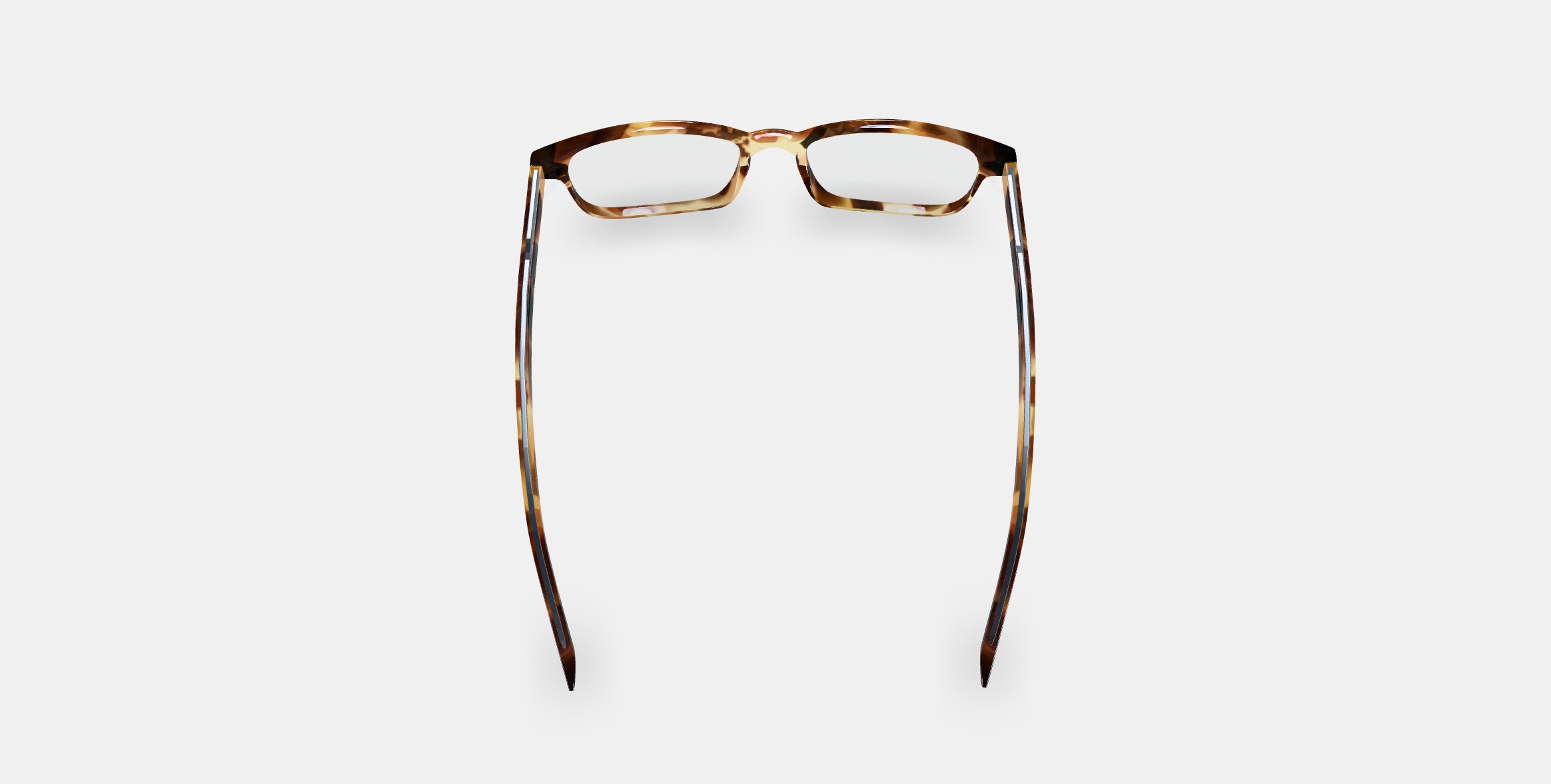 Hardy Eyeglasses in Root Beer 3D model_3