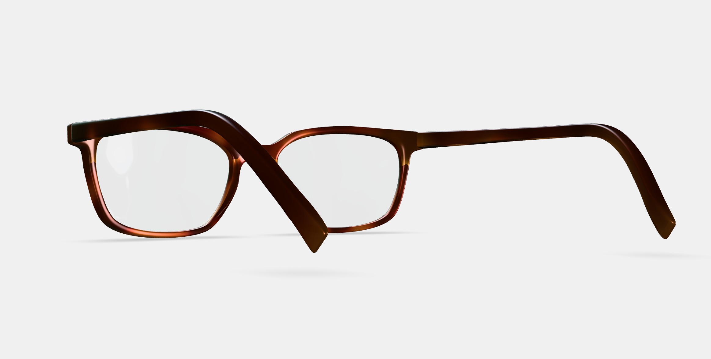 Weathers Eyeglasses in Rye Tortoise 3D model_3