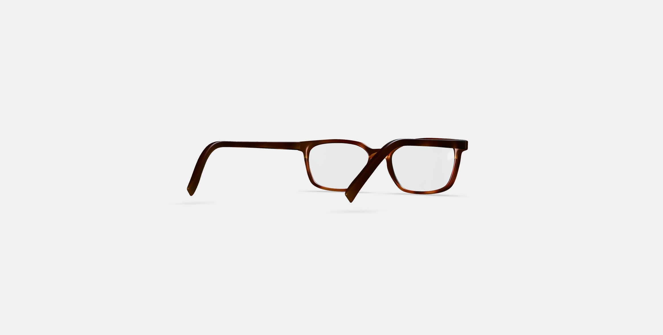 Weathers Eyeglasses in Rye Tortoise 3D model_4