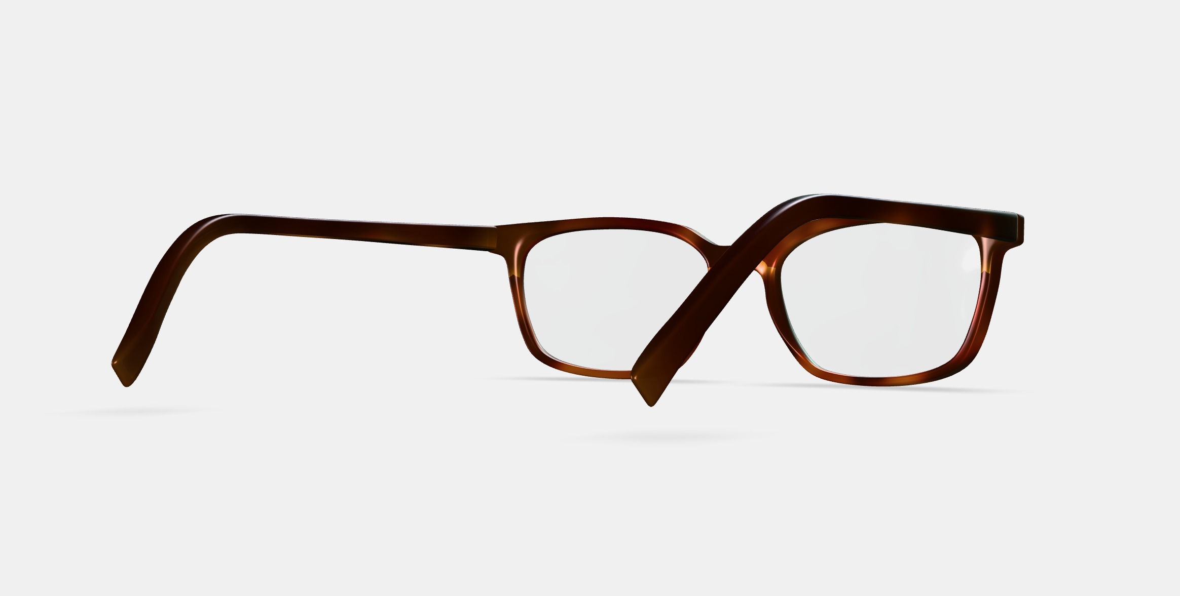 Weathers Eyeglasses in Rye Tortoise 3D model_6
