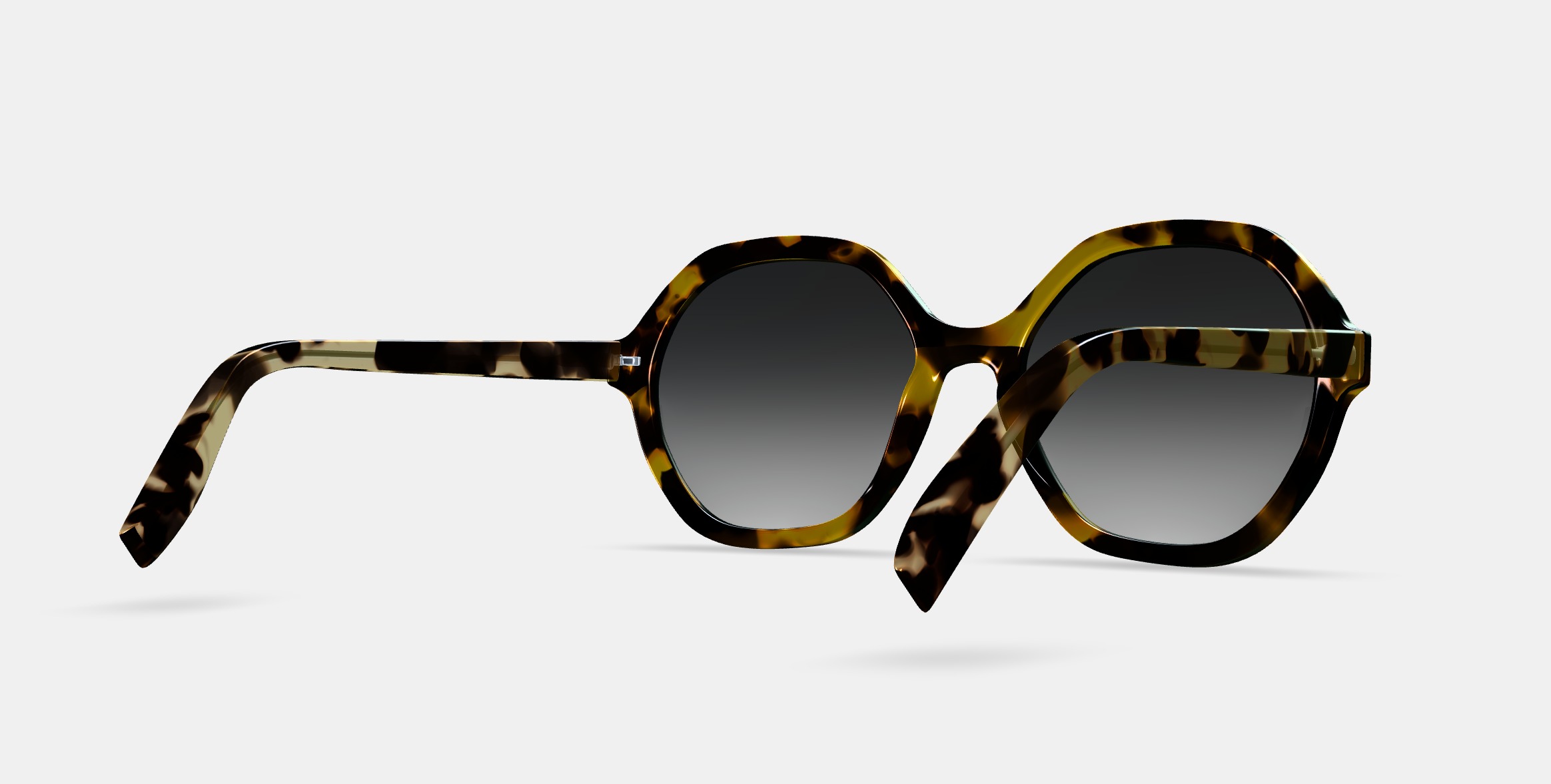Rachel Sunglasses in Mesquite Tortoise 3D model_6
