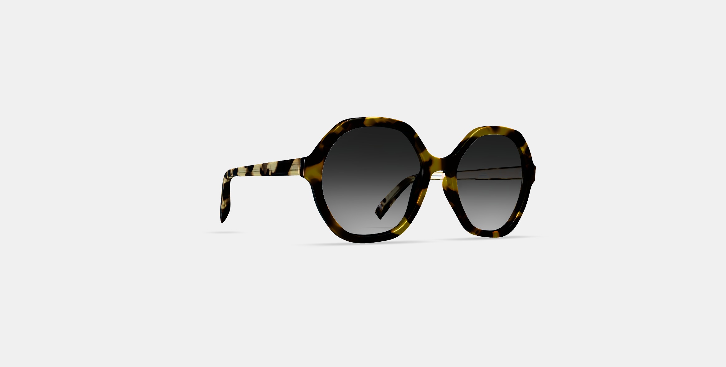 Rachel Sunglasses in Mesquite Tortoise 3D model_0