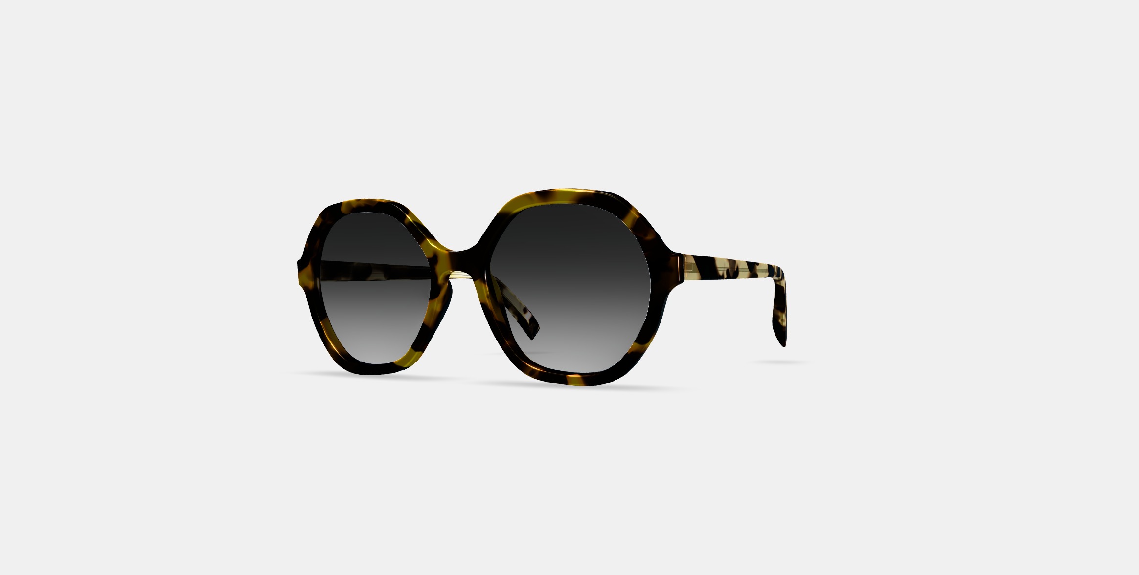 Rachel Sunglasses in Mesquite Tortoise 3D model_12