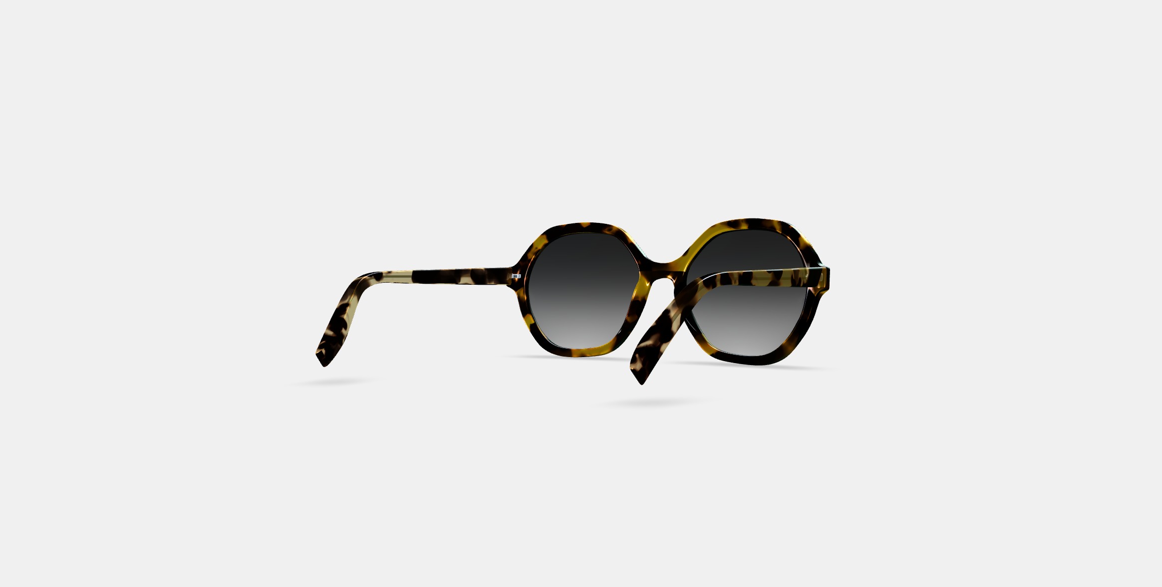 Rachel Sunglasses in Mesquite Tortoise 3D model_5