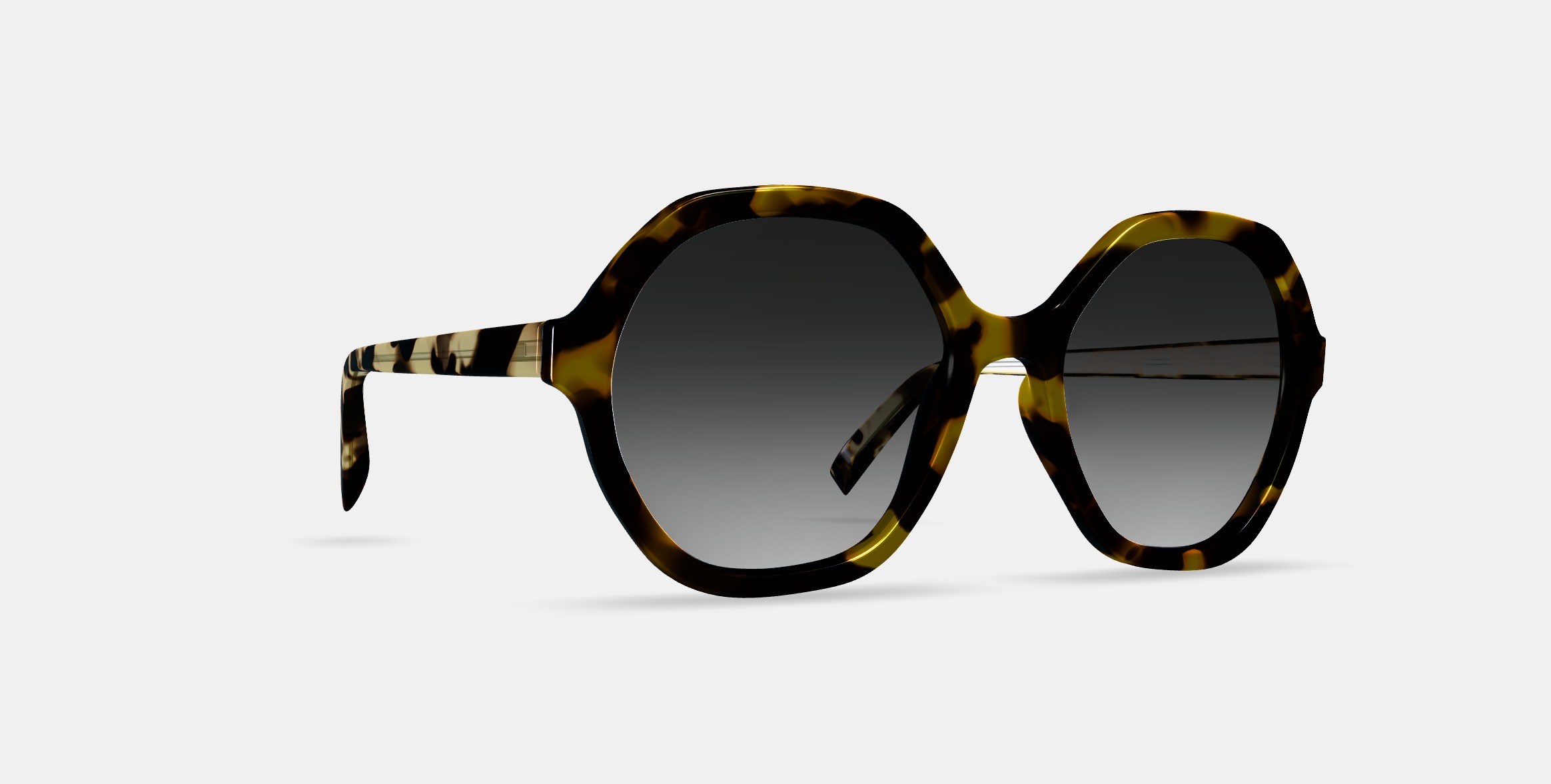 Rachel Sunglasses in Mesquite Tortoise 3D model_9