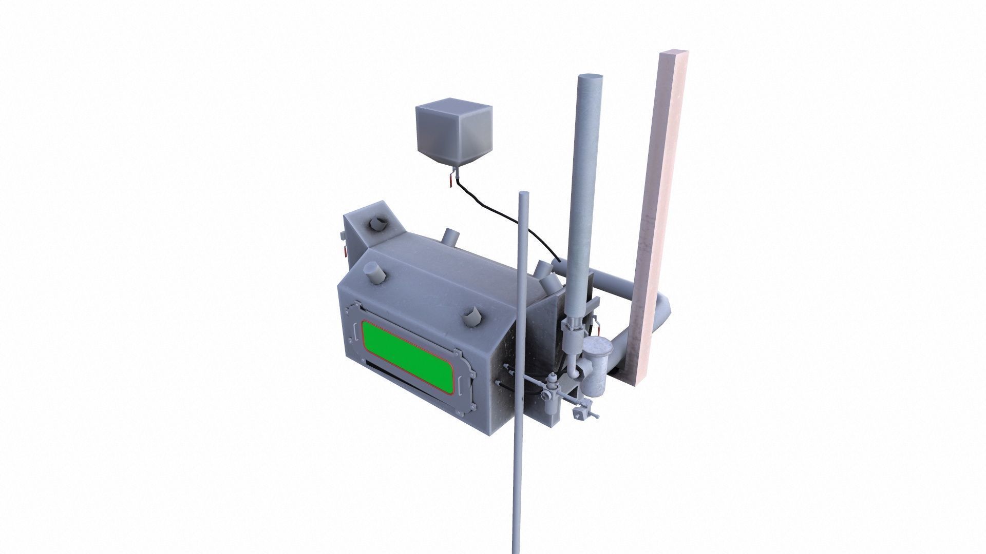 Soap Melting Machine Low-poly 3D model_7