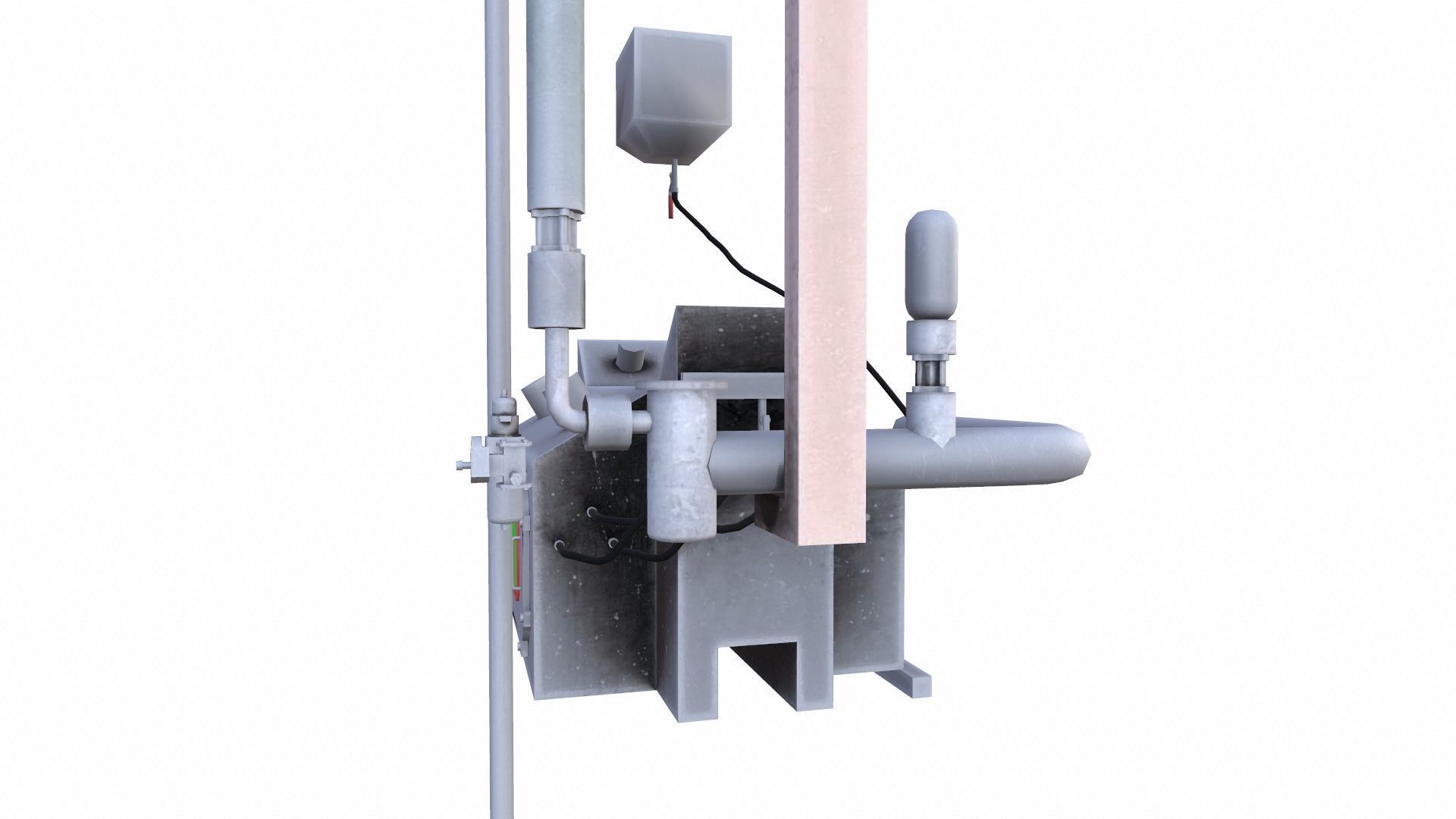 Soap Melting Machine Low-poly 3D model_6