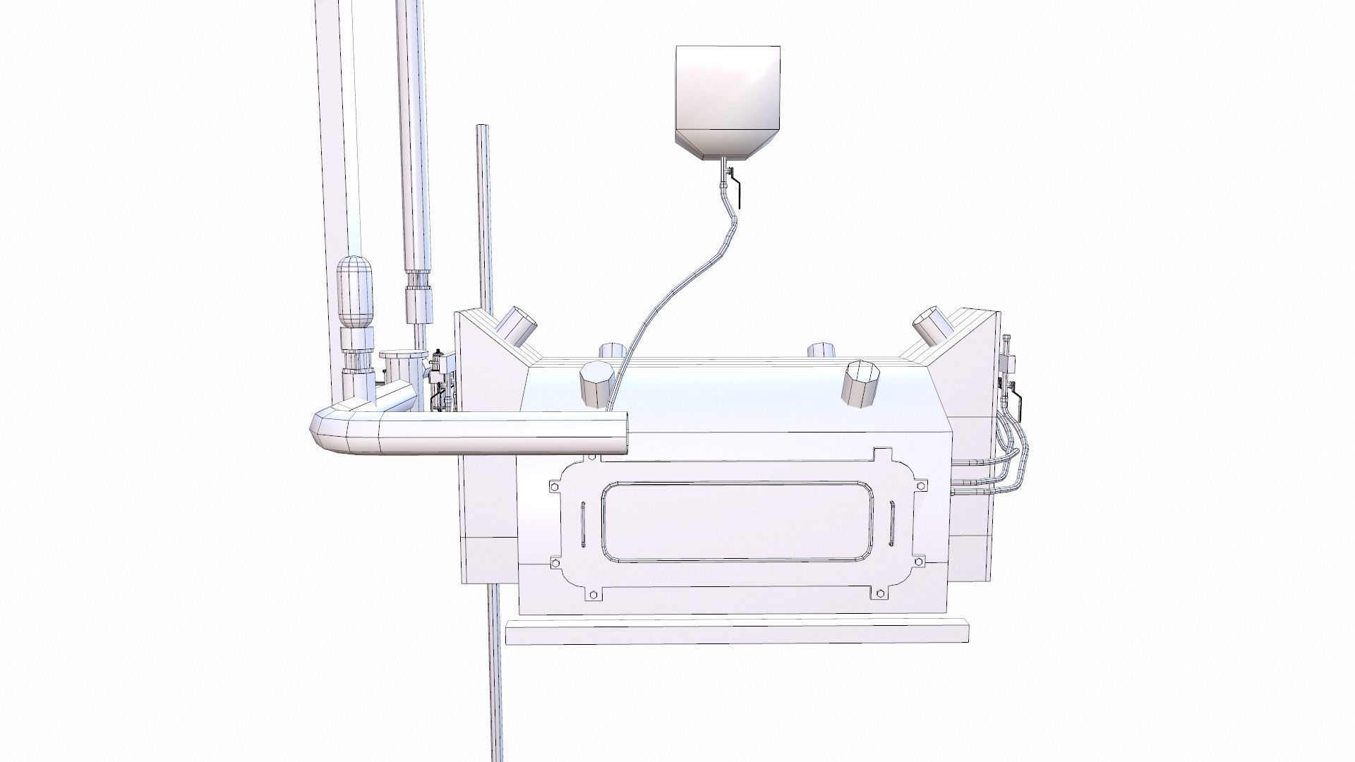 Soap Melting Machine Low-poly 3D model_11