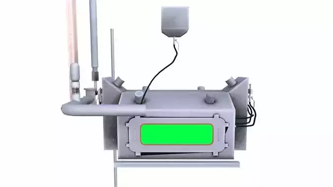 Soap Melting Machine Low-poly 3D model