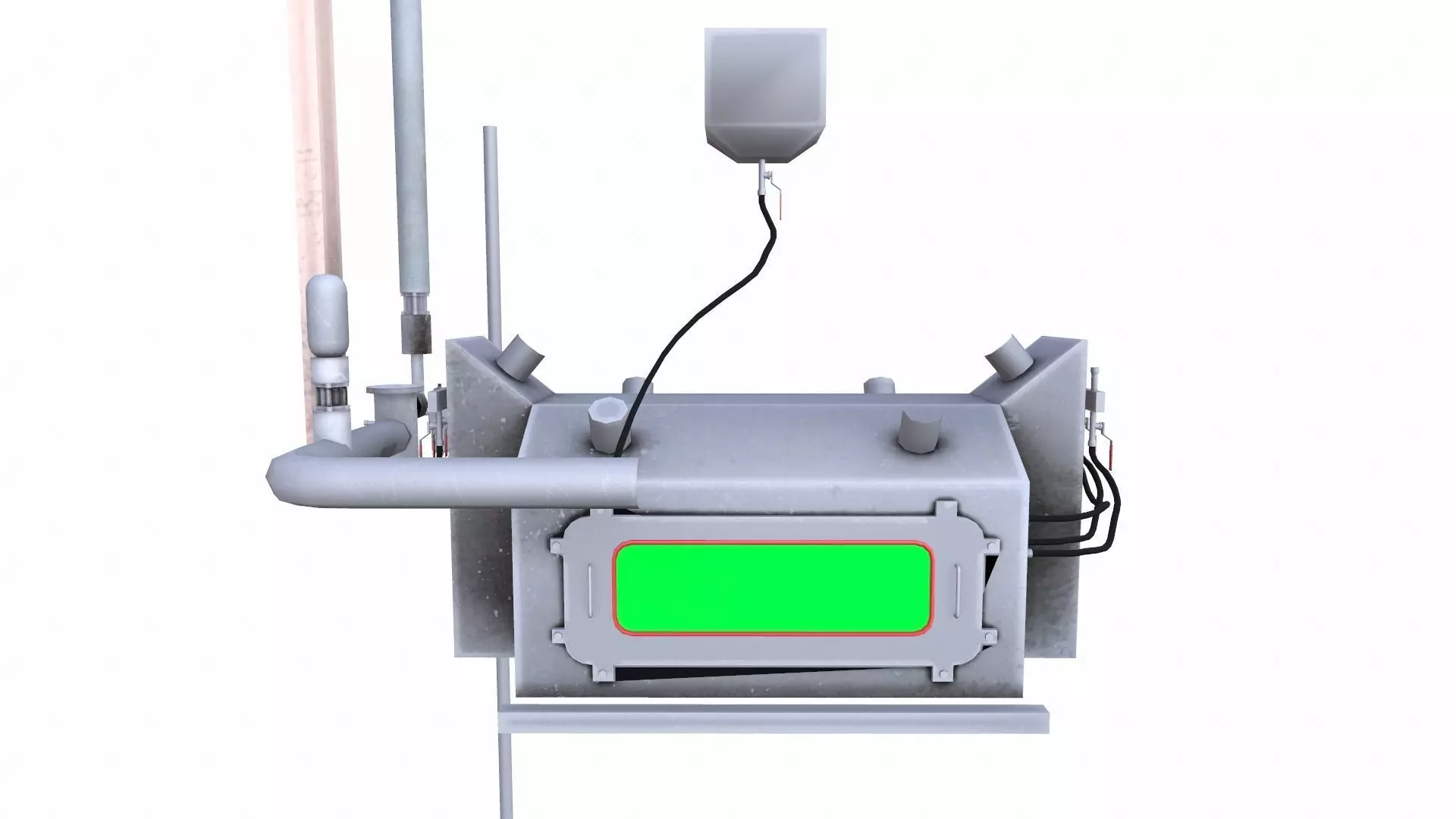 Soap Melting Machine Low-poly 3D model_0