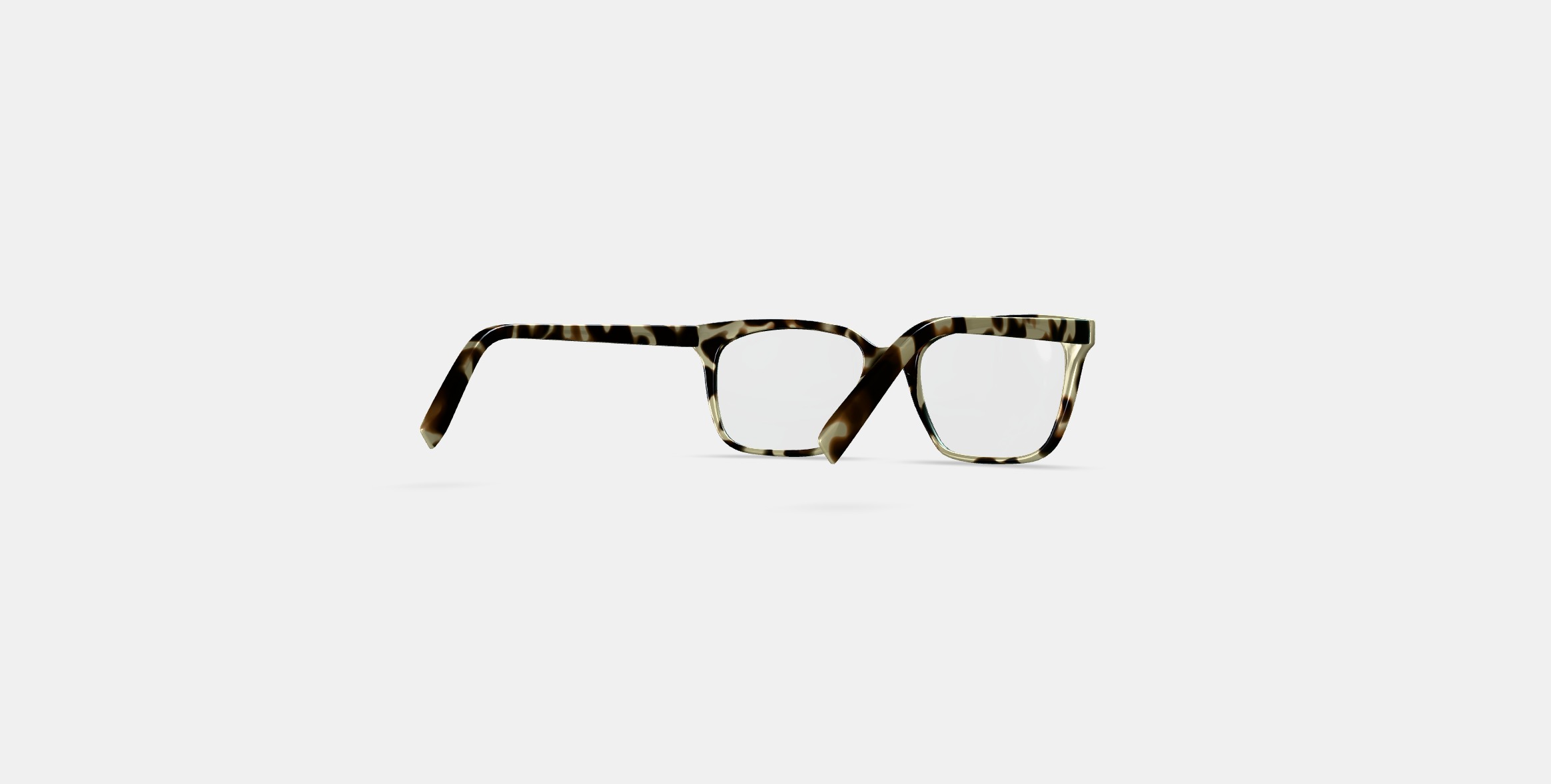 Hughes Eyeglasses in Marzipan Tortoise 3D model_5