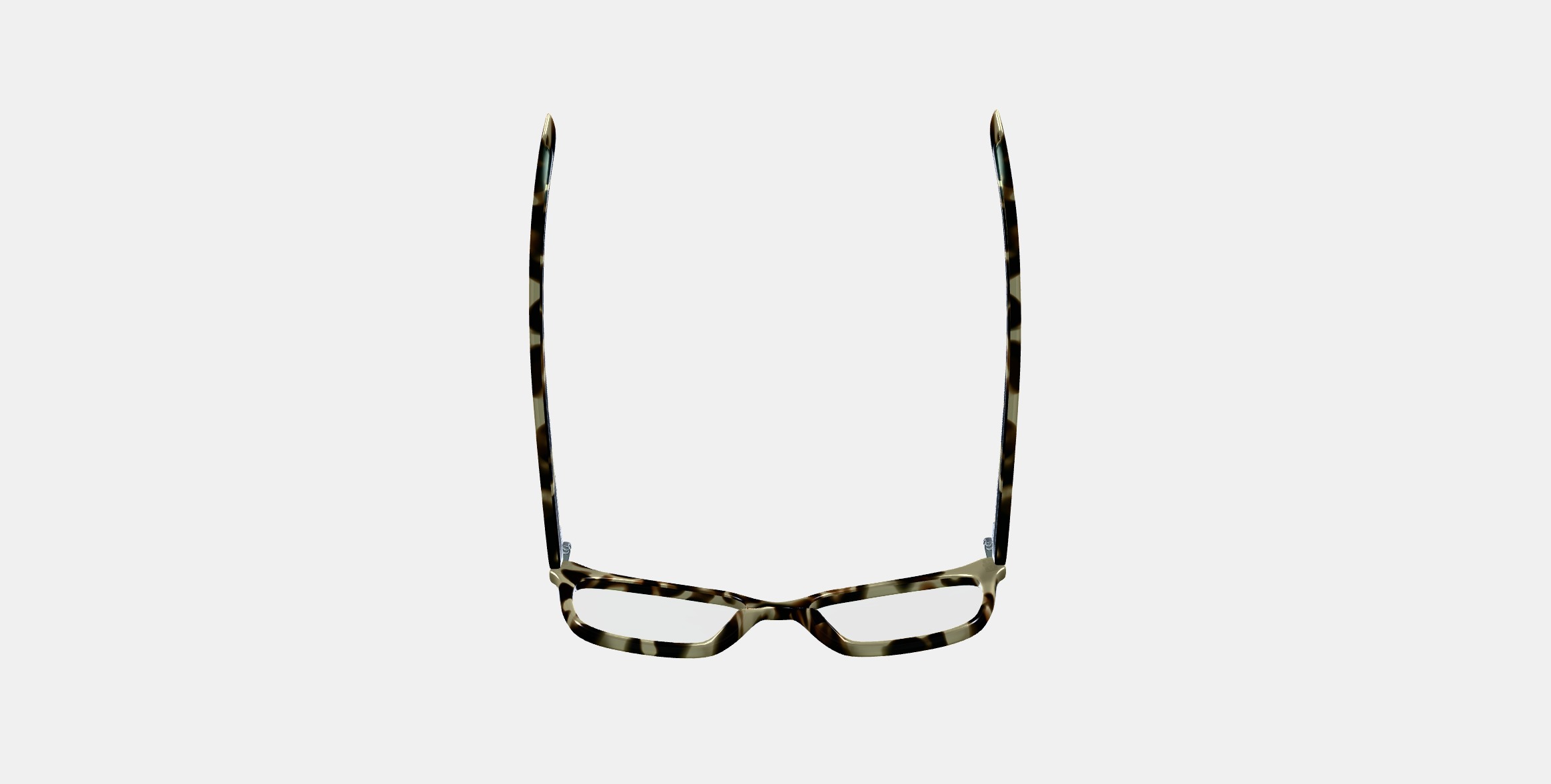 Hughes Eyeglasses in Marzipan Tortoise 3D model_7