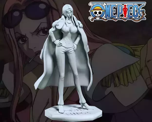 Hina - Marine Rear Admiral - ONE PIECE - 3D PRINT 3D print model