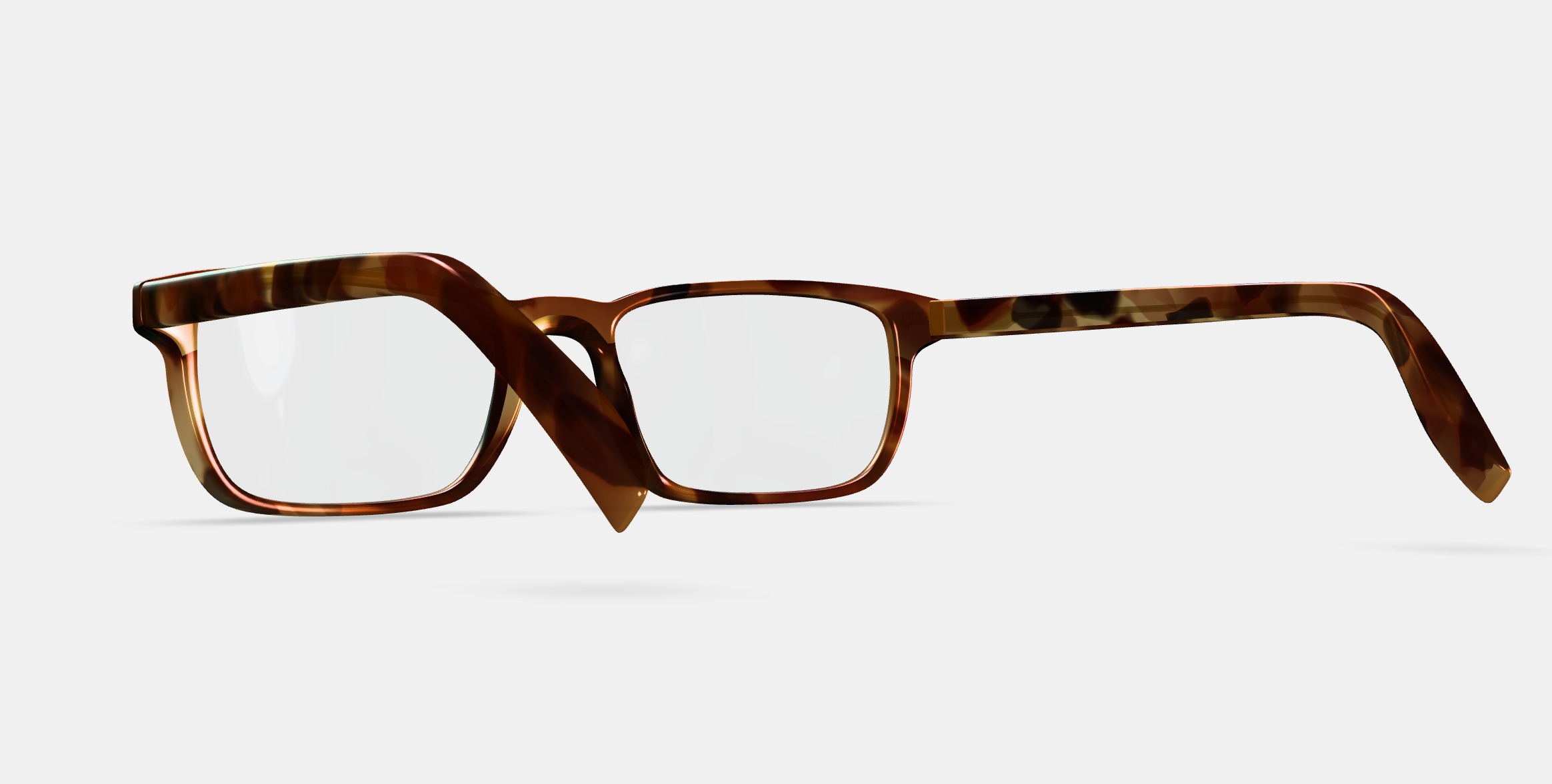 Donovan Eyeglasses in Root Beer 3D model_4