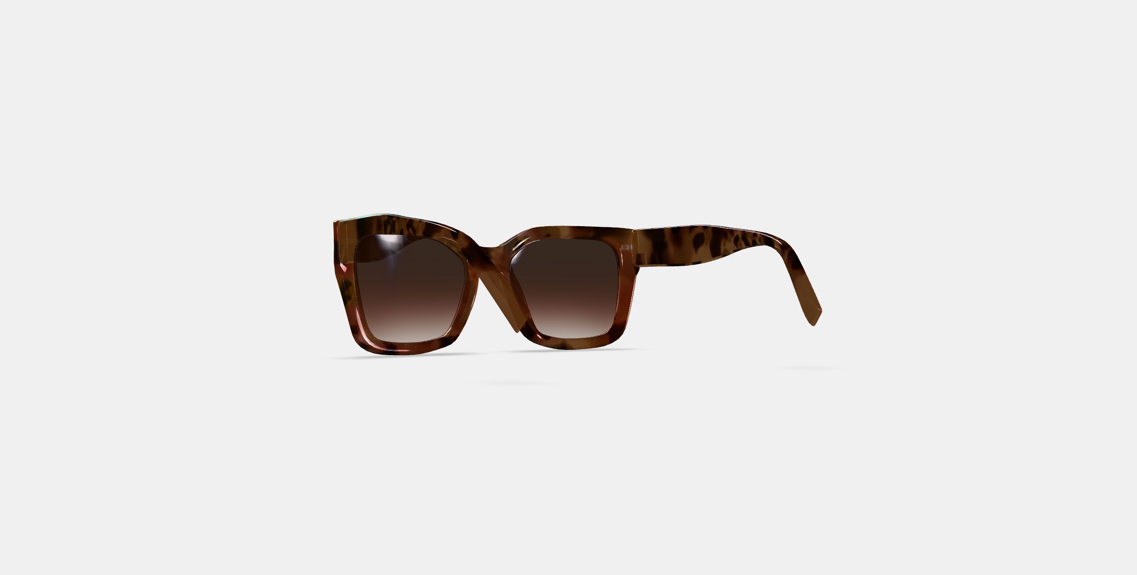Bette Sunglasses in Sesame Tortoise 3D model_16