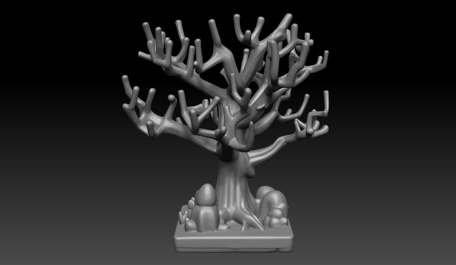 10 Tabletop Game Dry Trees - 241229 3D print model_7