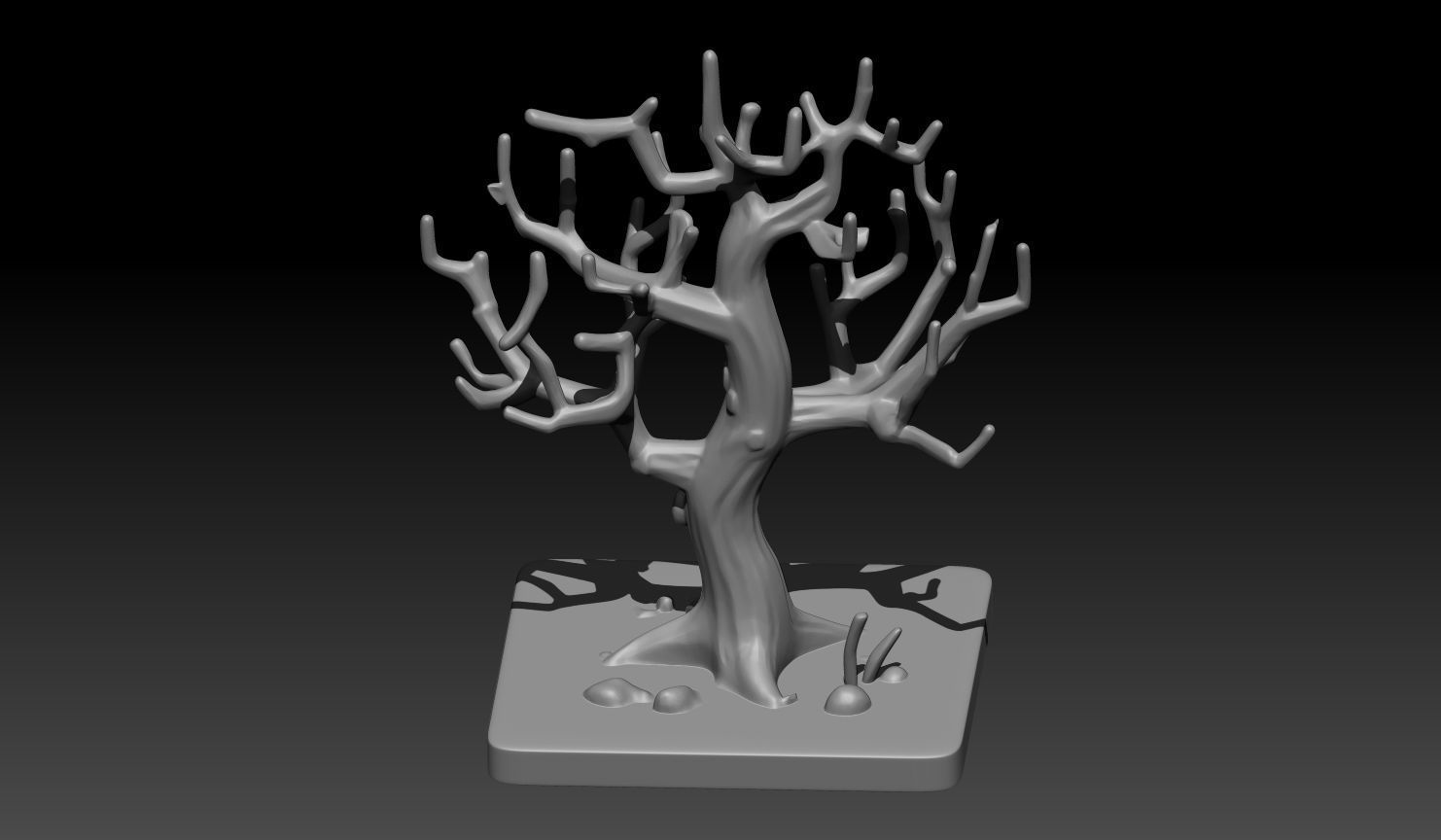 10 Tabletop Game Dry Trees - 241229 3D print model_4