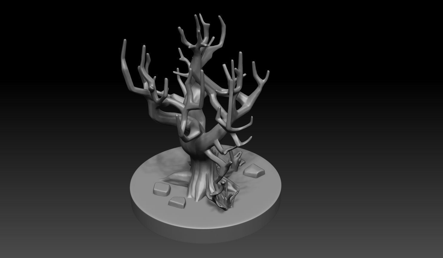 10 Tabletop Game Dry Trees - 241229 3D print model_10