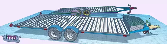 Low Profile Trailer 3D print model