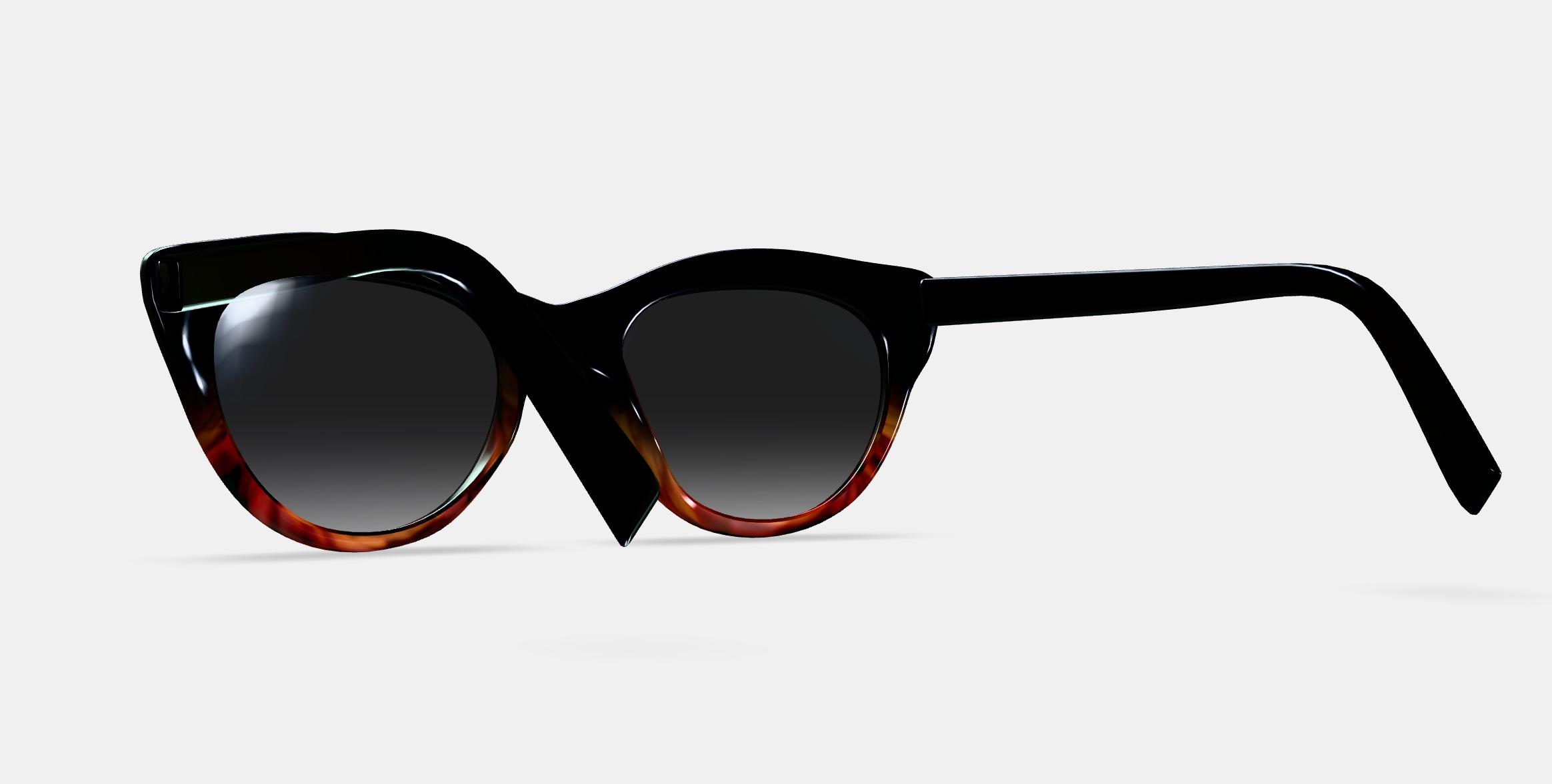 Tilley Sunglasses in Sugar Maple Fade 3D model_2