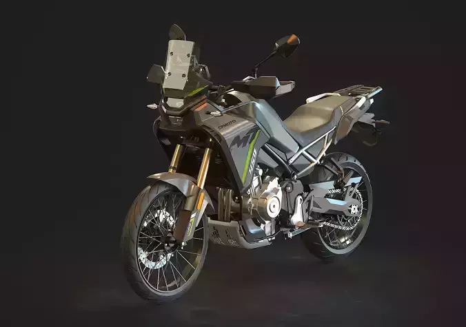 Base model  CF Moto 450 2024 3D model