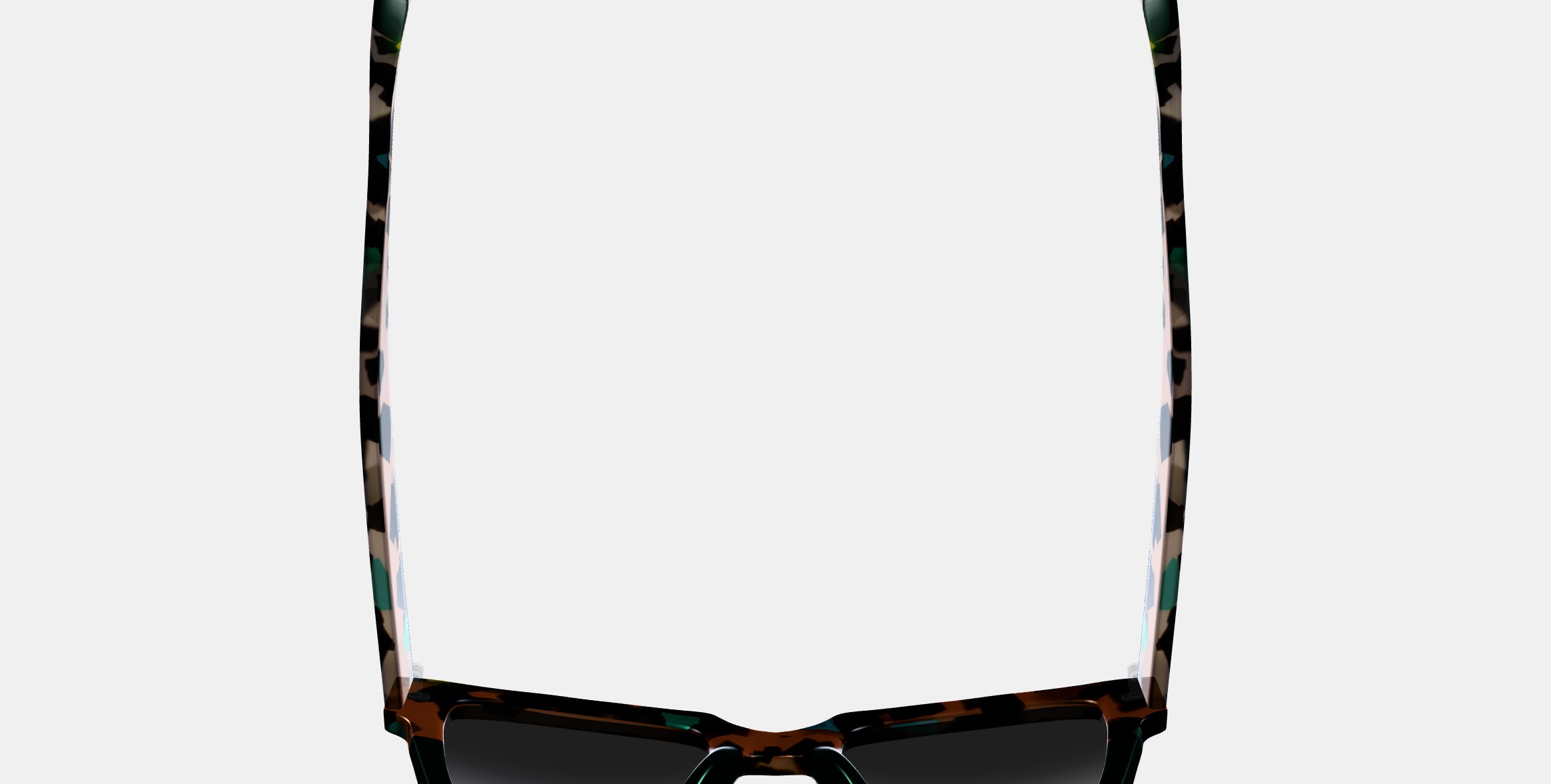 Sonia Sunglasses in Aventurine Tortoise Fade 3D model_8