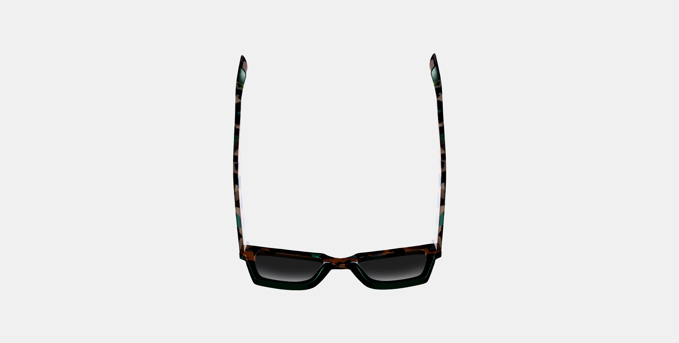 Sonia Sunglasses in Aventurine Tortoise Fade 3D model_7