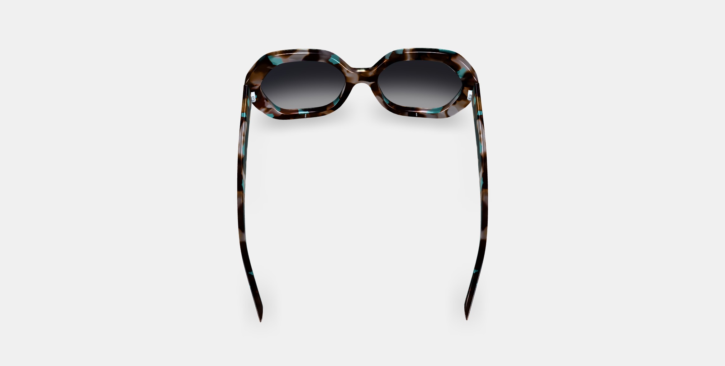 Estrada Sunglasses in Prickly Pear Tortoise 3D model_2