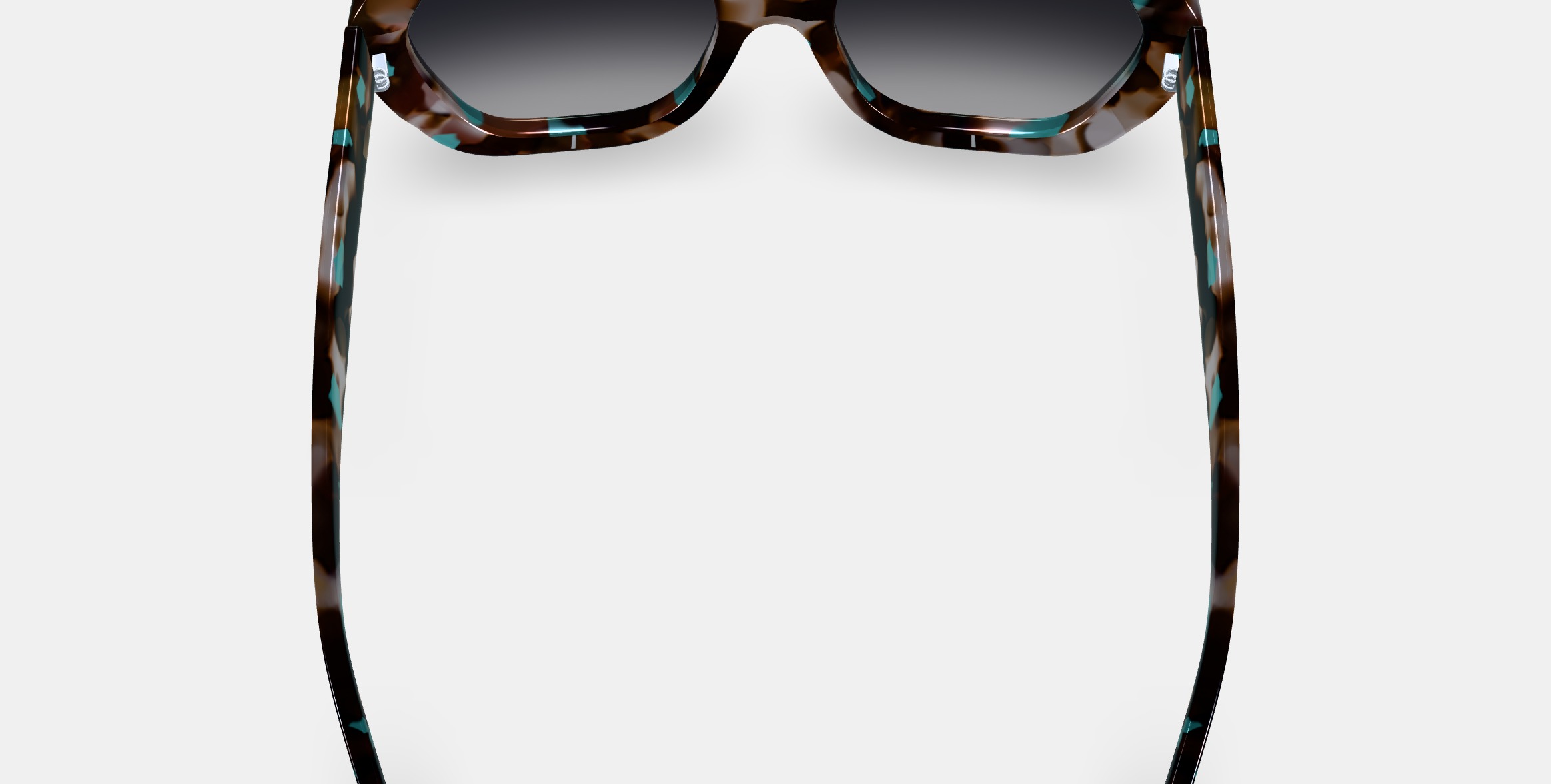 Estrada Sunglasses in Prickly Pear Tortoise 3D model_4