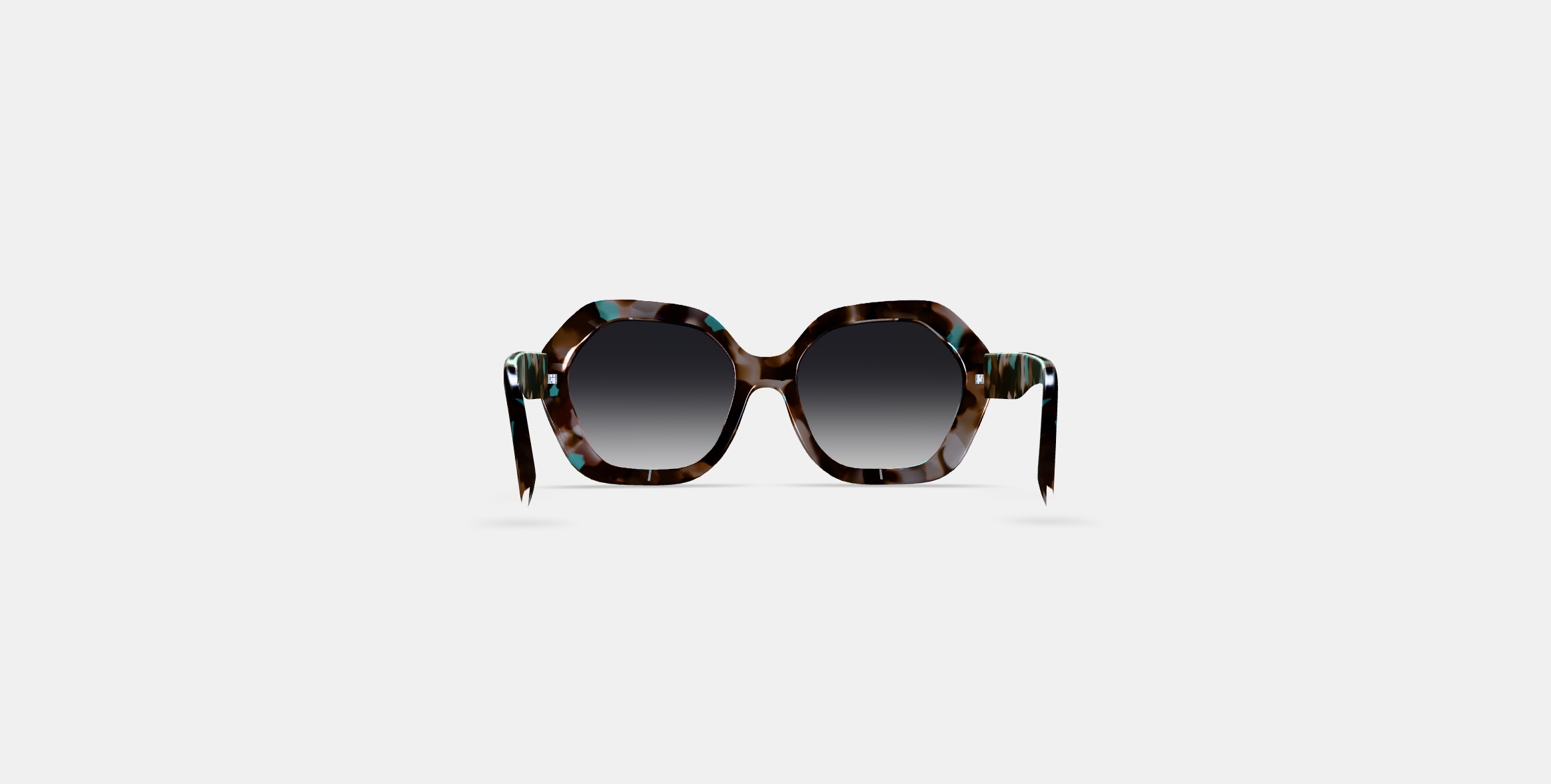 Estrada Sunglasses in Prickly Pear Tortoise 3D model_14