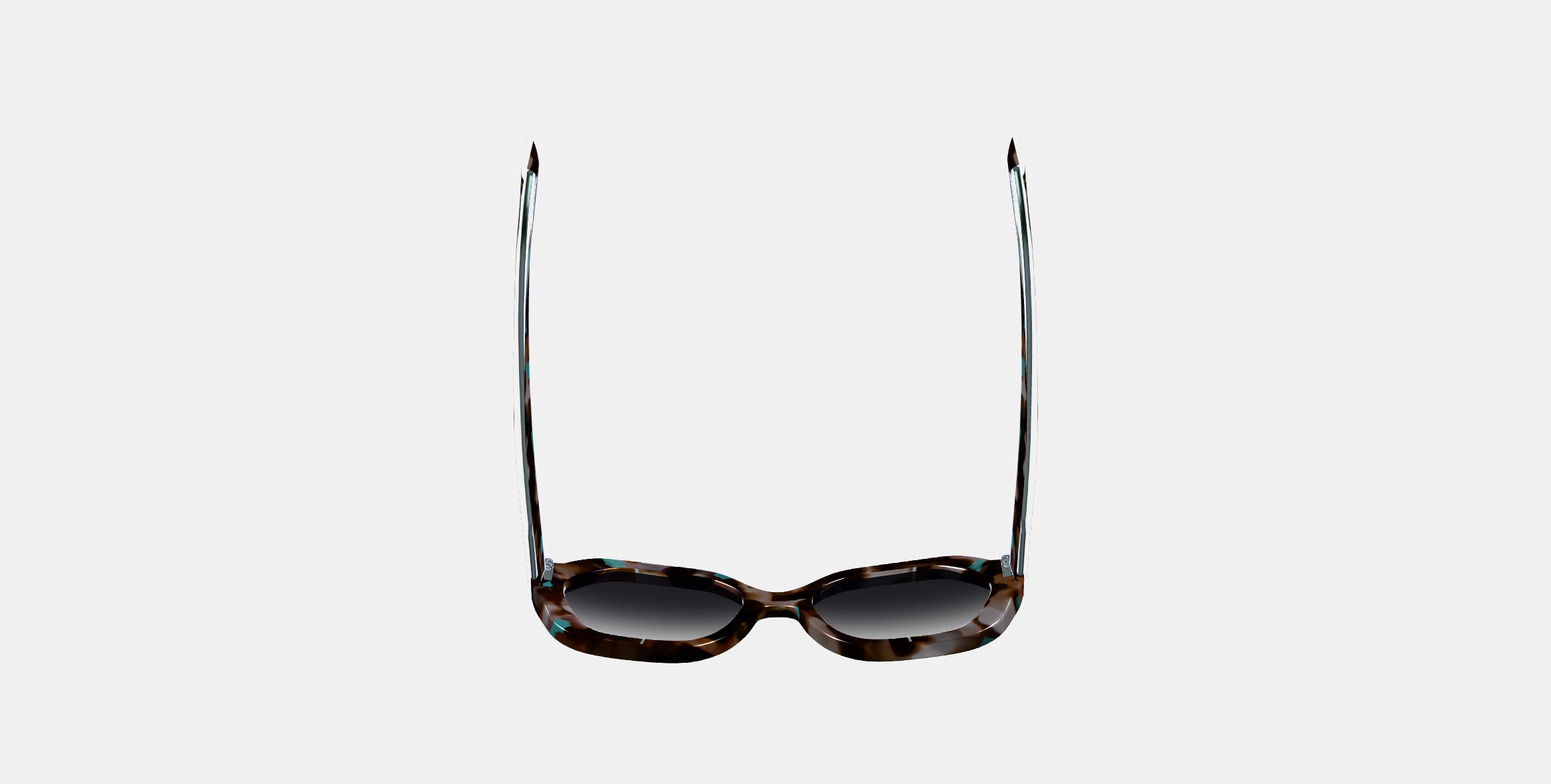 Estrada Sunglasses in Prickly Pear Tortoise 3D model_7