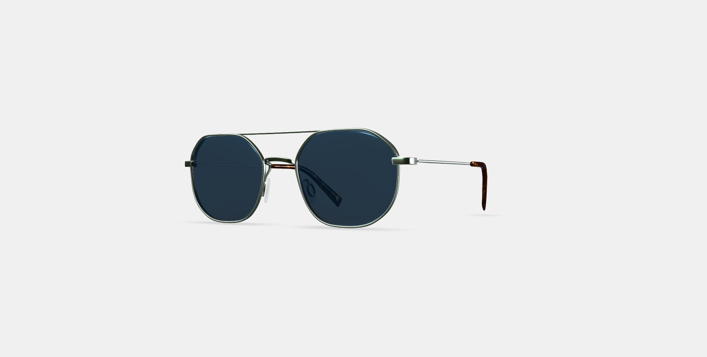 Renaldo Sunglasses in Antique Silver 3D model_11