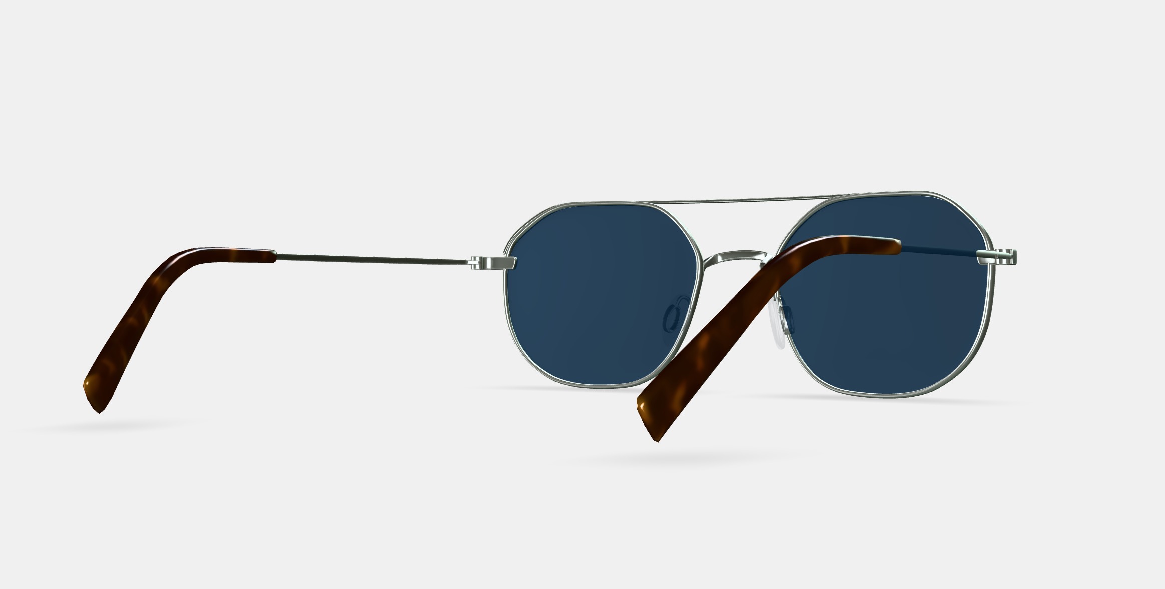 Renaldo Sunglasses in Antique Silver 3D model_5