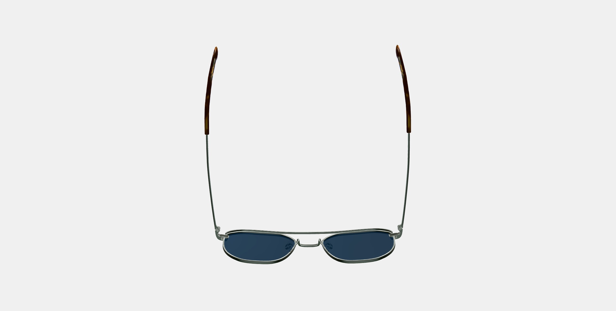 Renaldo Sunglasses in Antique Silver 3D model_7