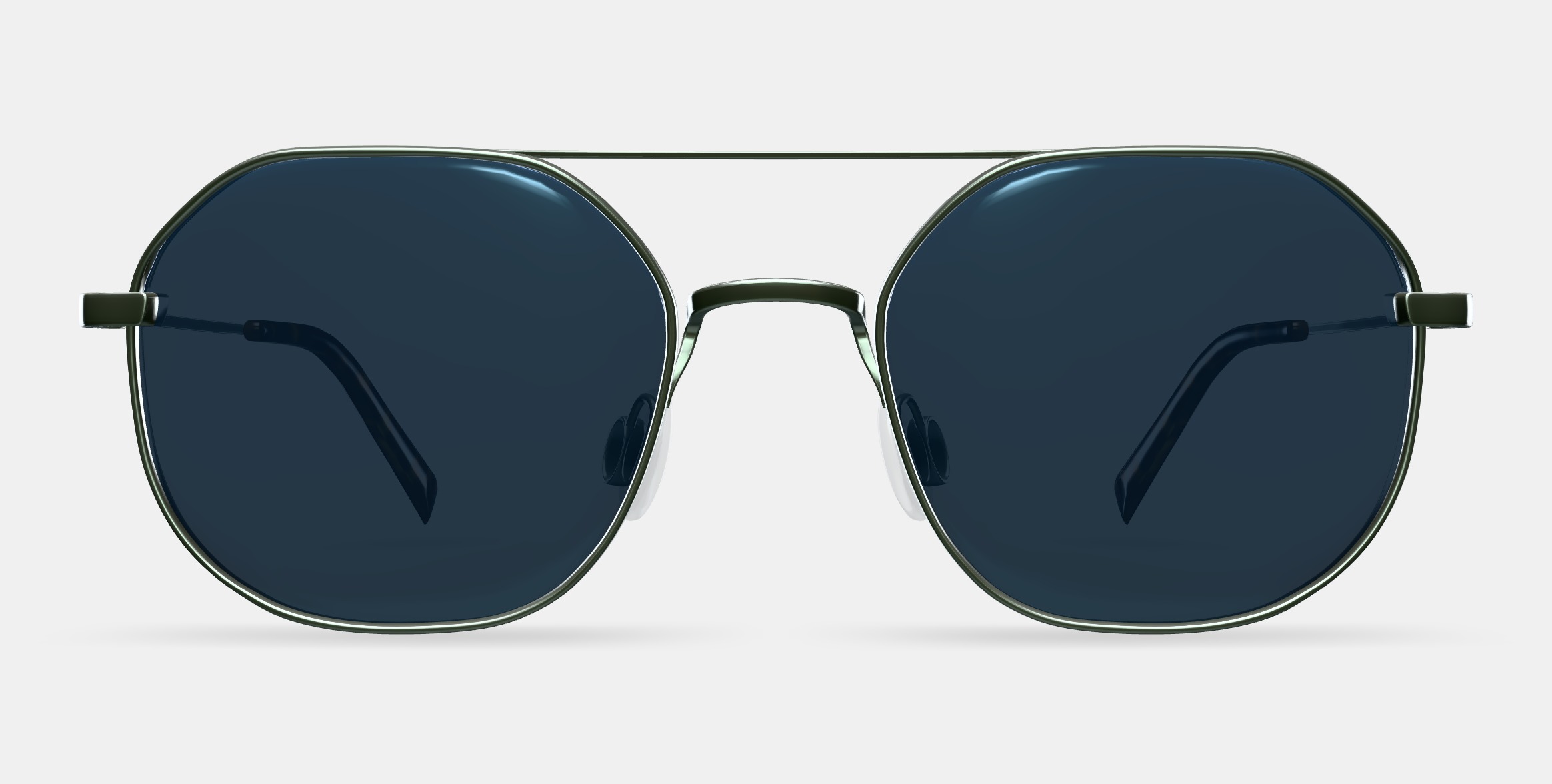 Renaldo Sunglasses in Antique Silver 3D model_10