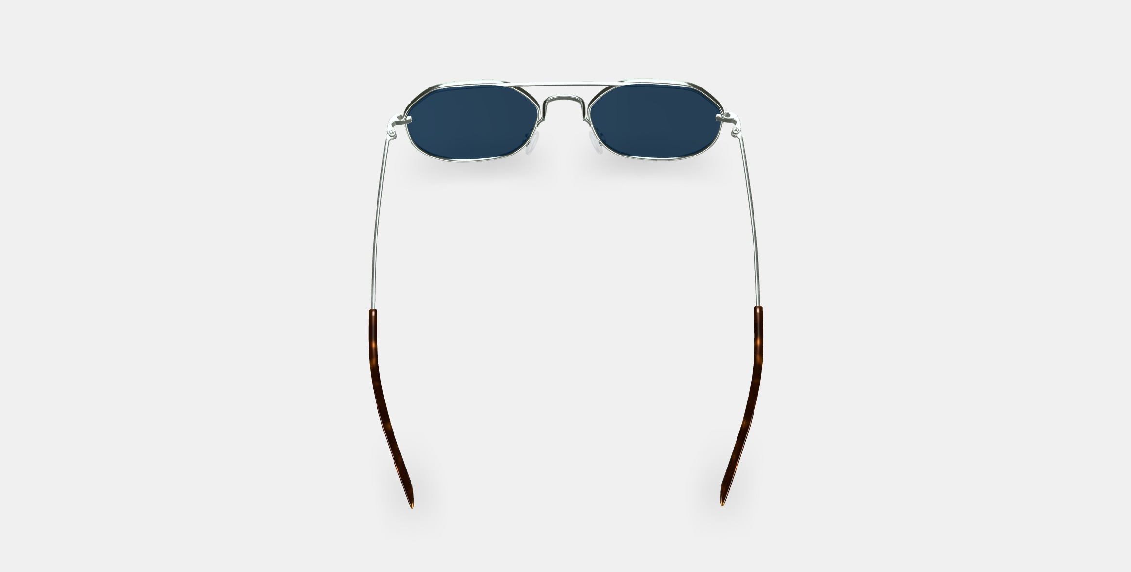 Renaldo Sunglasses in Antique Silver 3D model_2