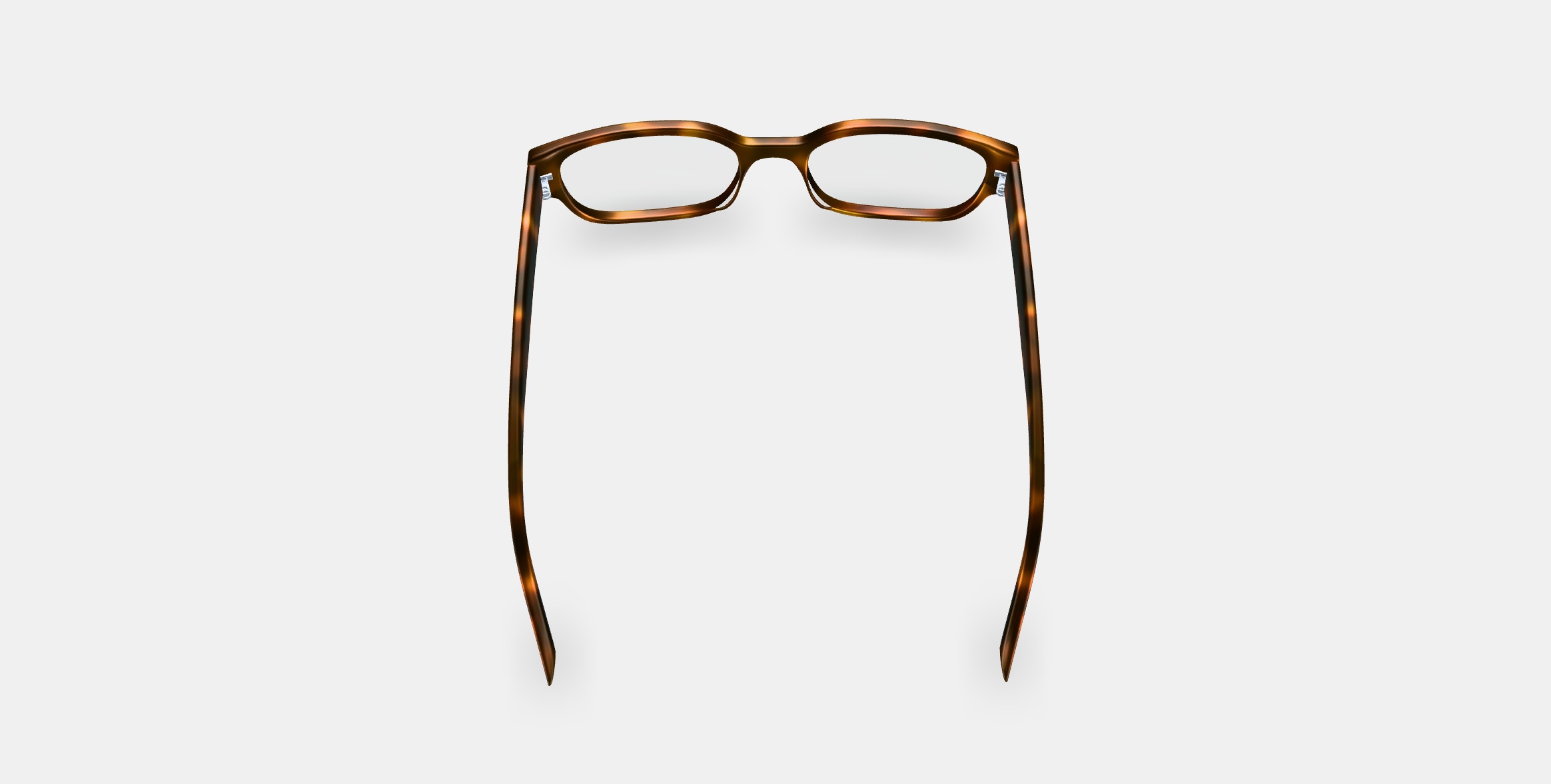 Brewster Eyeglasses in Woodgrain Tortoise 3D model_22